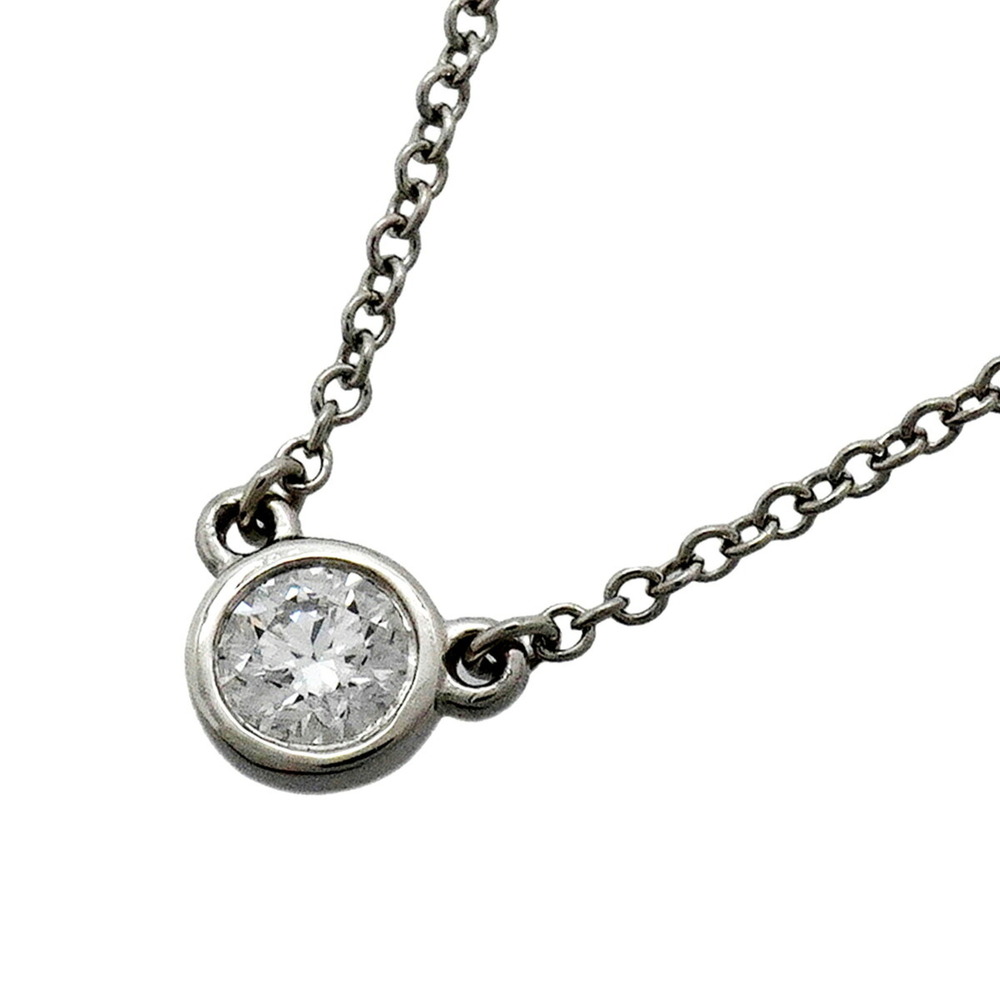 Tiffany & Co. By the Yard Necklace, 1PD (Pt950) Platinum Diamond, Ladies' Nec...